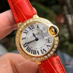 Swiss Copy Cartier Ballon Bleu Lady 30mm Diamond Watch Swiss Quartz Movement_th.jpg